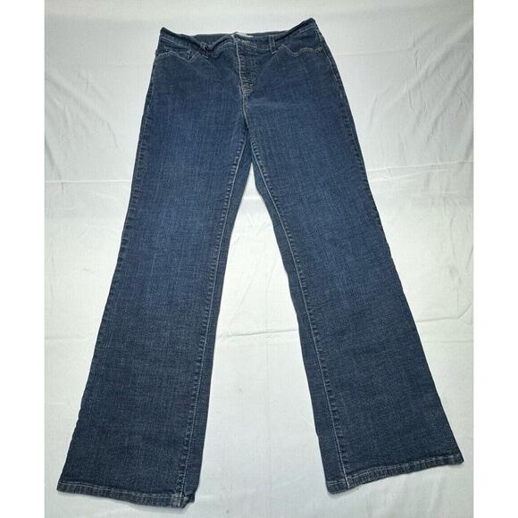 Levis 512 Women's Perfectly Slimming Bootcut Blue Jeans - Size 16M (34x30.5) - Picture 1 of 7